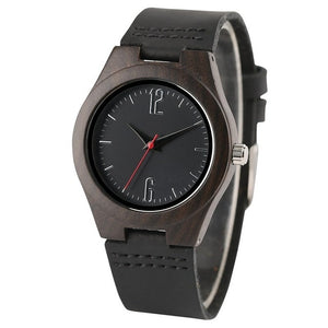 Lovers Gifts Luxury Royal Ebony Wood Fashion Wooden Watches
