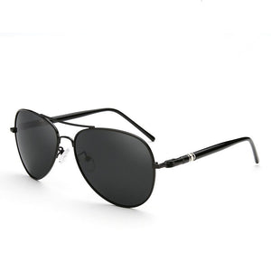 Aviation Spring Leg Alloy Metal Frame Polarized Sunglasses