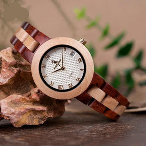 Wooden Watch Women Top Luxury Brand Timepieces Quartz